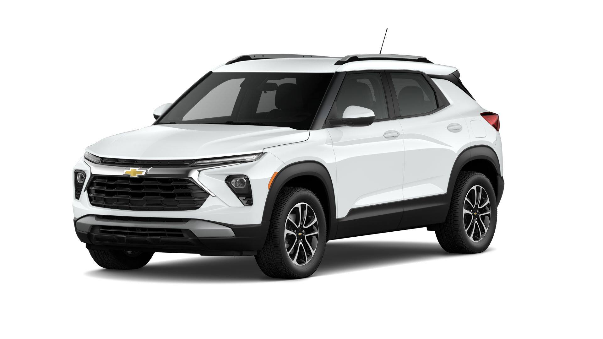 2026 Chevrolet Trailblazer LT in Summit White — front three-quarter view